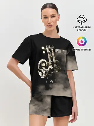 Женская пижама с шортами / Led Zeppelin