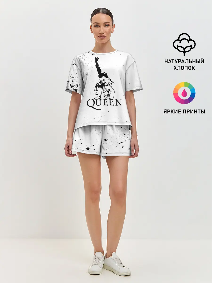 Женская пижама с шортами / Queen