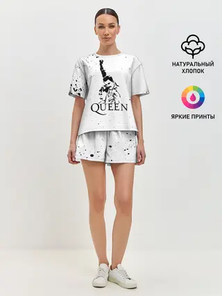 Женская пижама с шортами / Queen