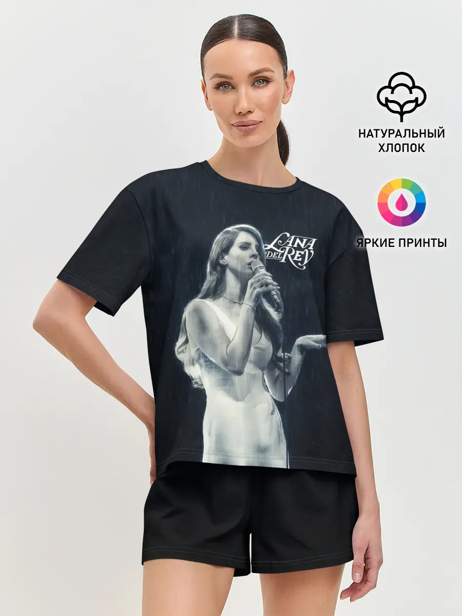 Женская пижама с шортами / Лана Дель Рей