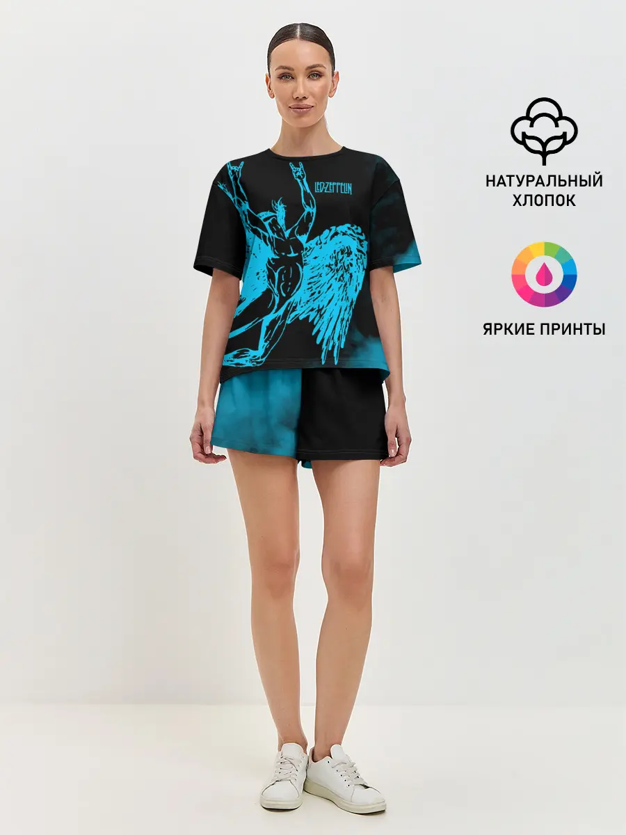 Женская пижама с шортами / Led Zeppelin