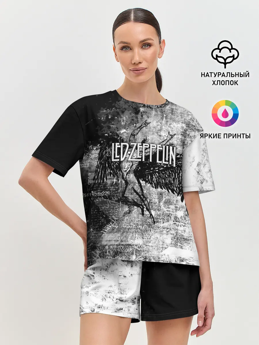 Женская пижама с шортами / Led Zeppelin