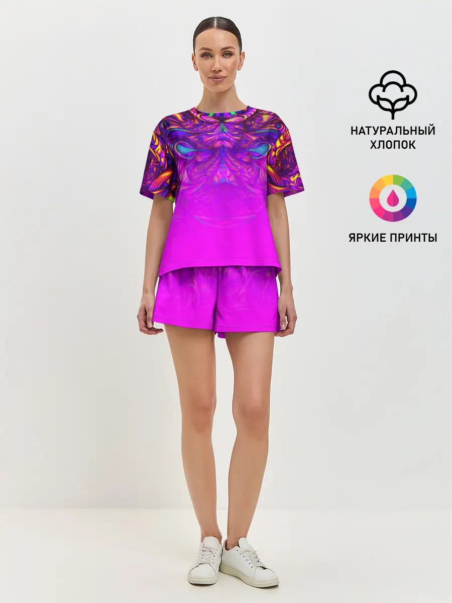 Женская пижама с шортами / ABSTRACTION