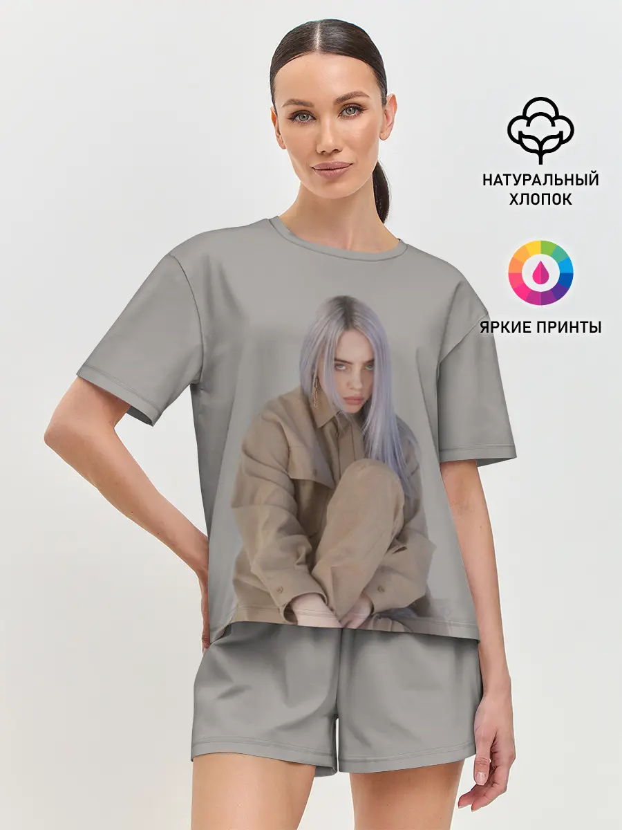 Женская пижама с шортами / BILLIE EILISH