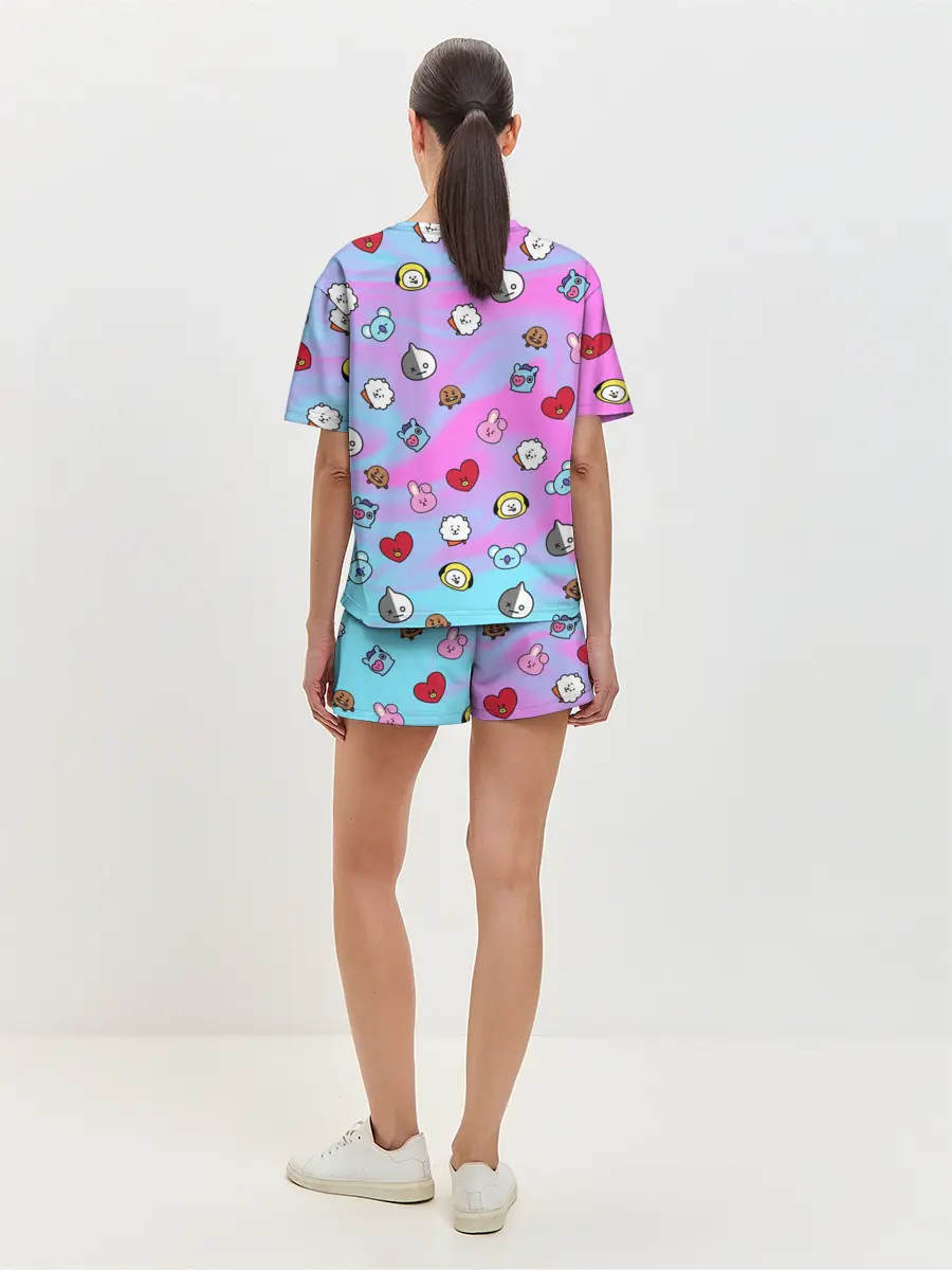 Женская пижама с шортами / BT21