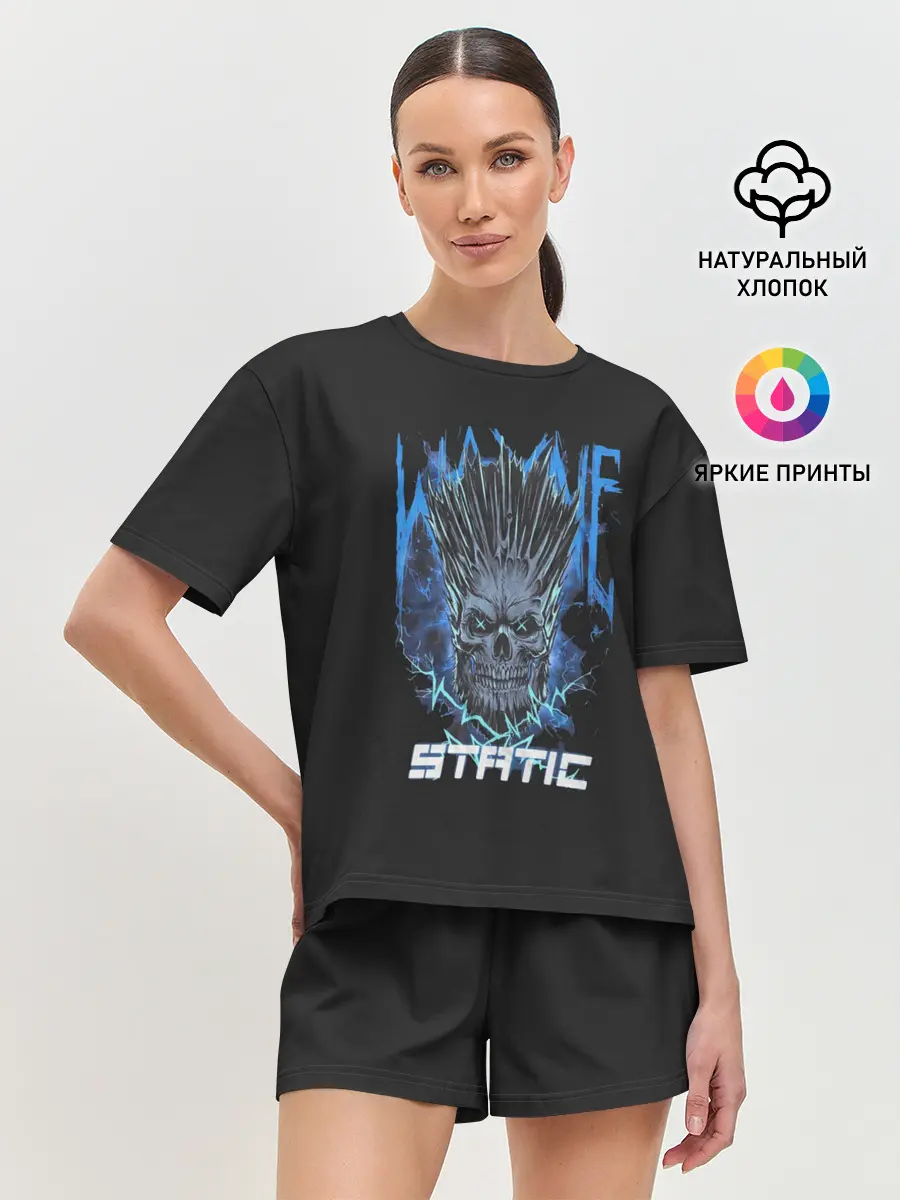 Женская пижама с шортами / Static Wayne