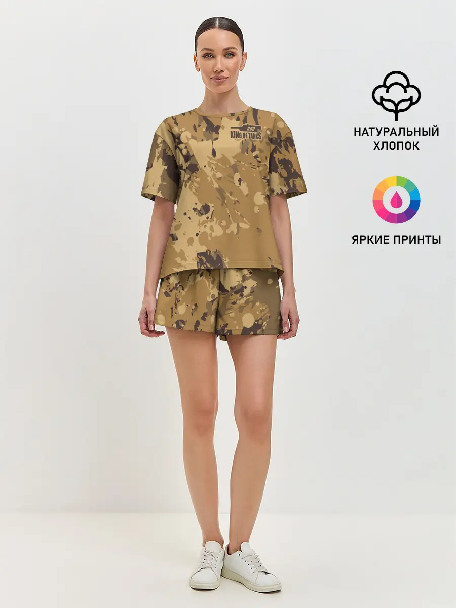 Женская пижама с шортами / KING OF TANKS
