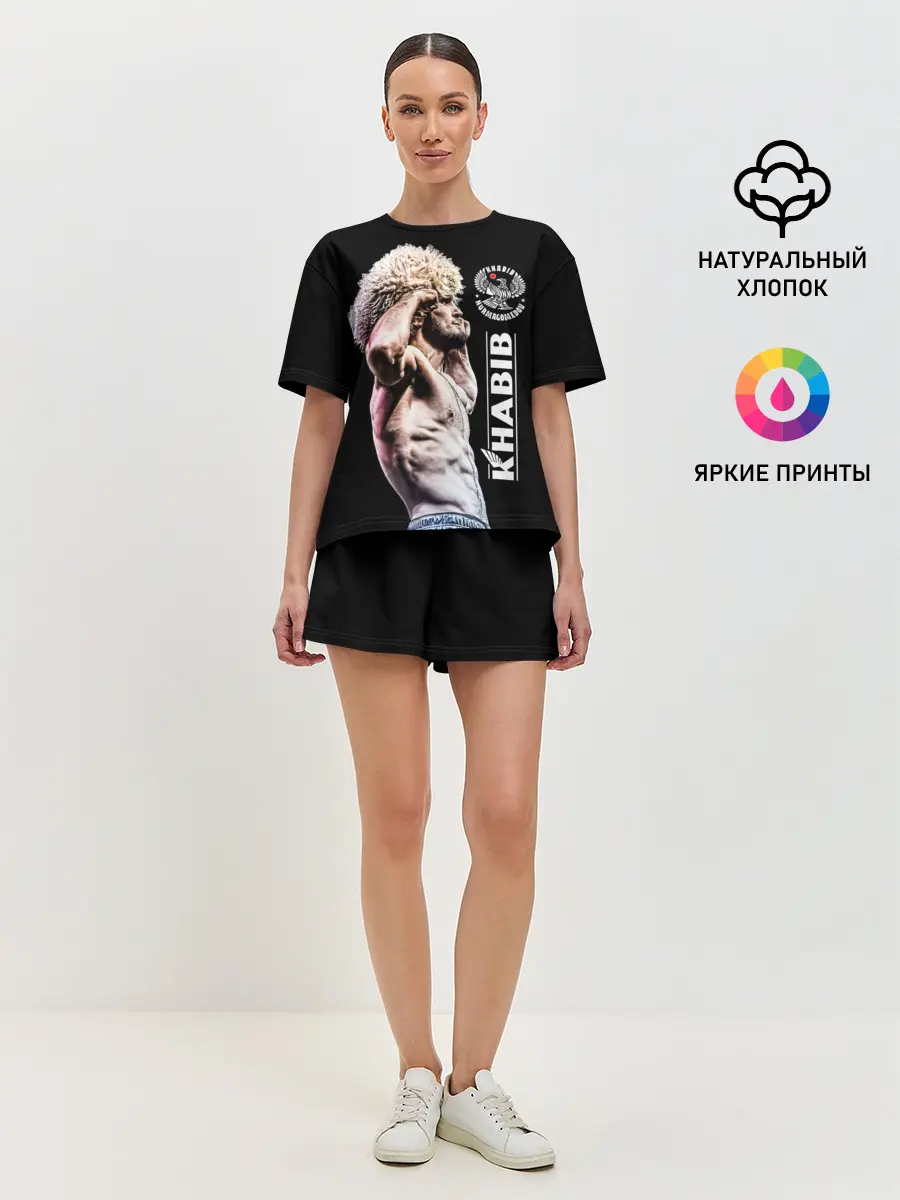 Женская пижама с шортами / ХАБИБ НУРМАГОМЕДОВ