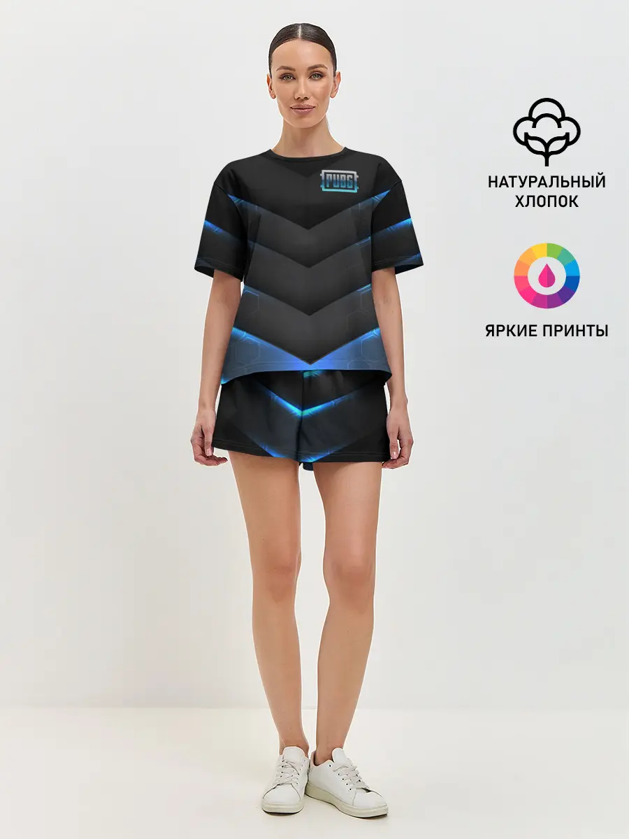 Женская пижама с шортами / PUBG