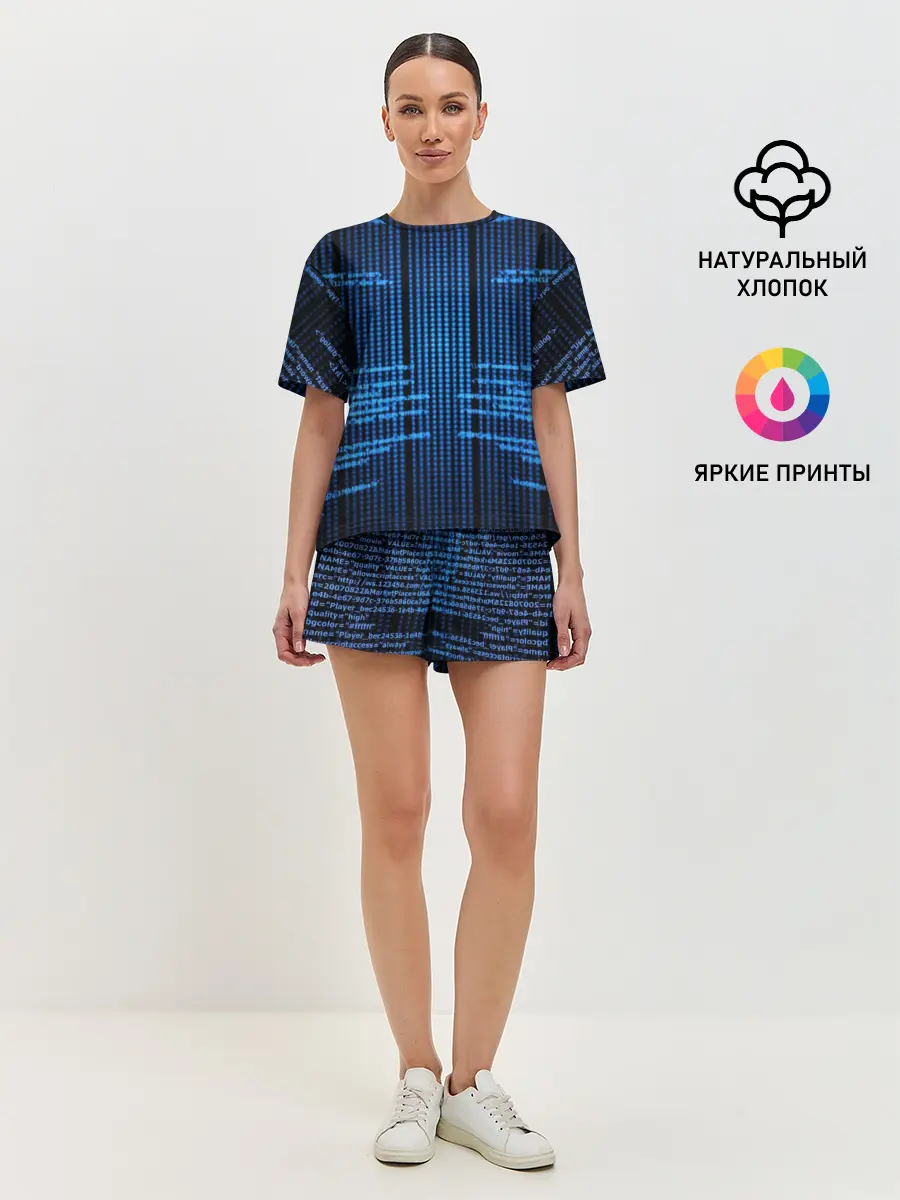 Женская пижама с шортами / КОДЫ
