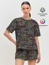 Женская пижама с шортами / ЦИФРЫ КОДА