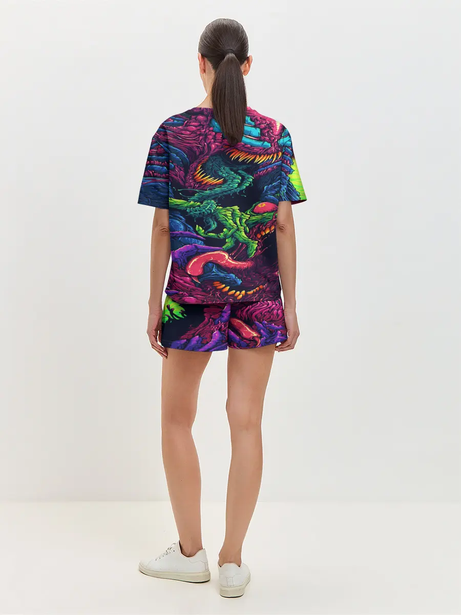 Женская пижама с шортами / CS GO hyper beast skin