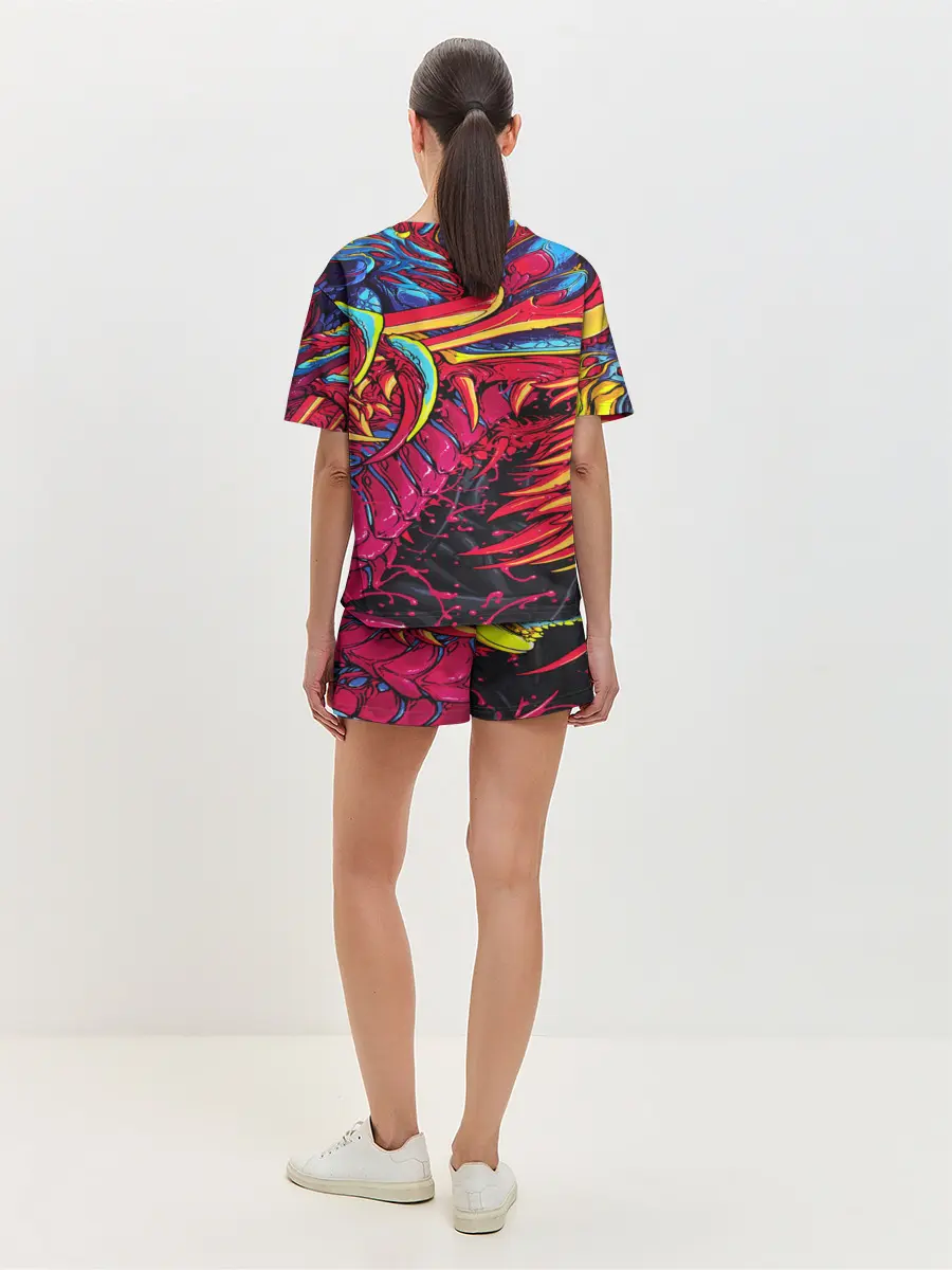 Женская пижама с шортами / CS GO hyper beast skin