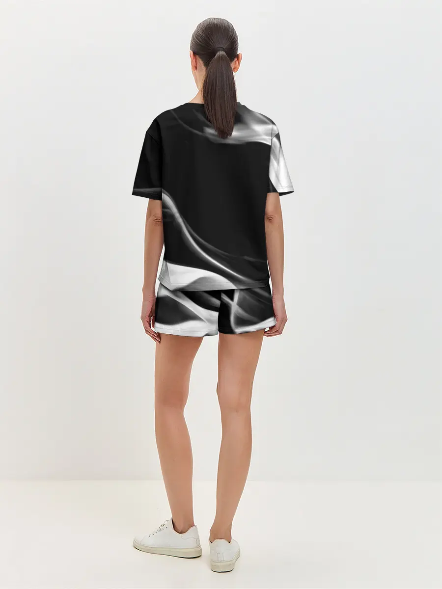 Женская пижама с шортами / Острые козырьки