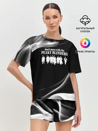 Женская пижама с шортами / Острые козырьки