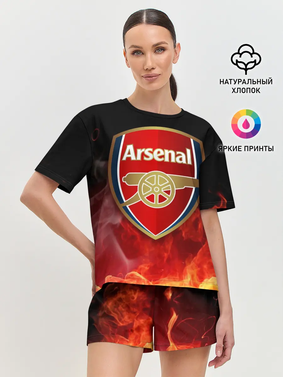 Женская пижама с шортами / Arsenal