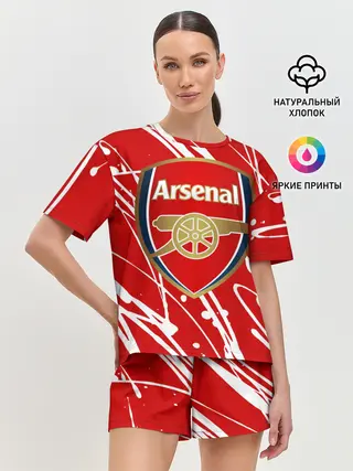 Женская пижама с шортами / Arsenal