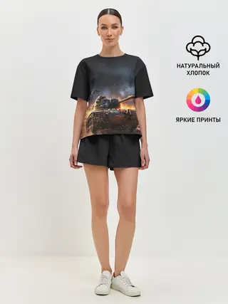 Женская пижама с шортами / ПОЛЕ БОЯ