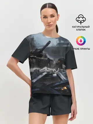 Женская пижама с шортами / Т34