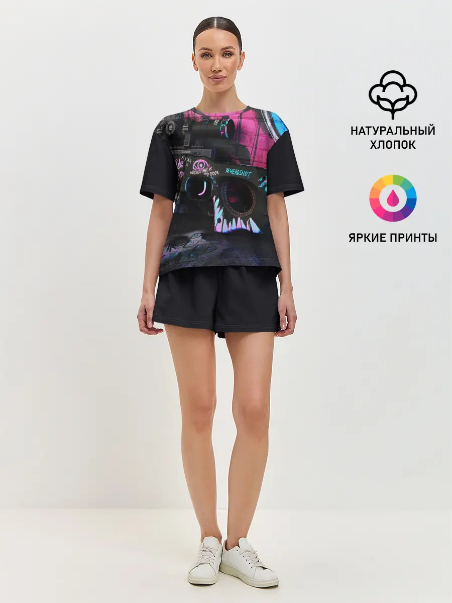 Женская пижама с шортами / Neo-Noir Skins - CS:GO