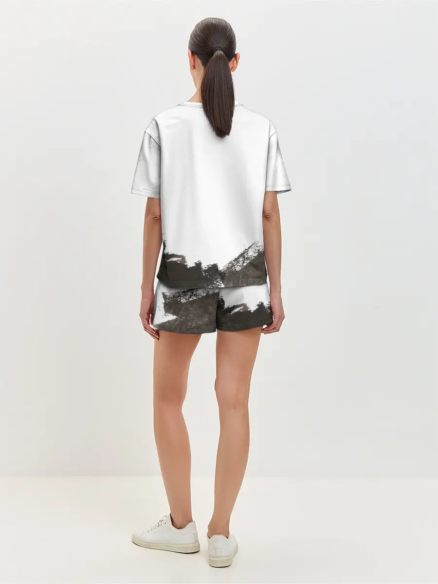 Женская пижама с шортами / папей гавна