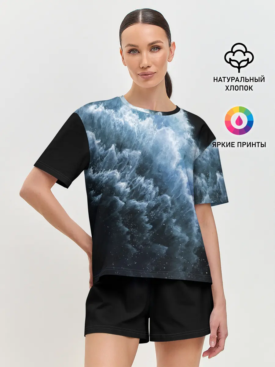 Женская пижама с шортами / Обои iPhone 11 Pro