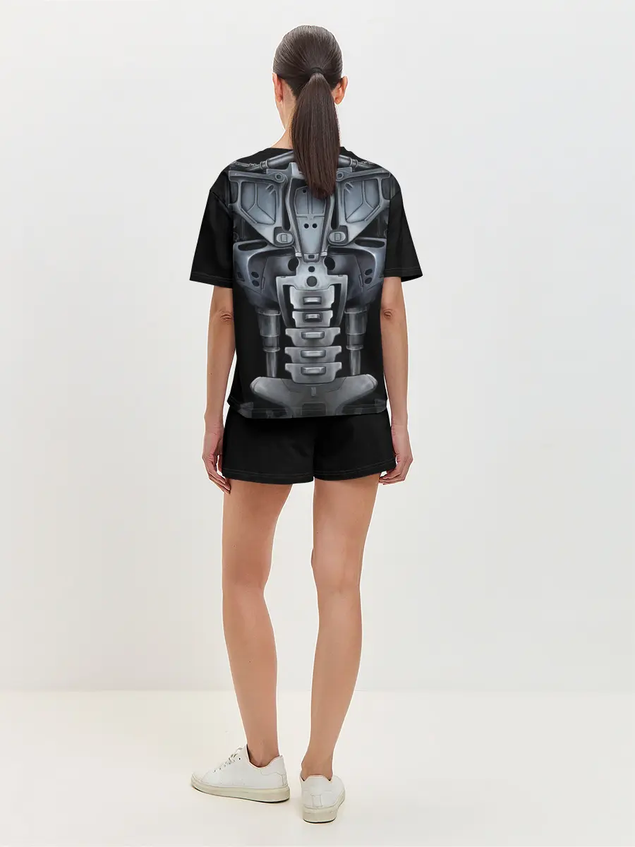 Женская пижама с шортами / Терминатор т-800