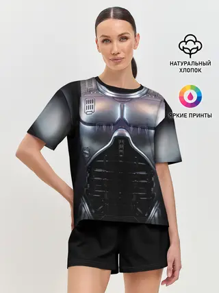 Женская пижама с шортами / Робокоп