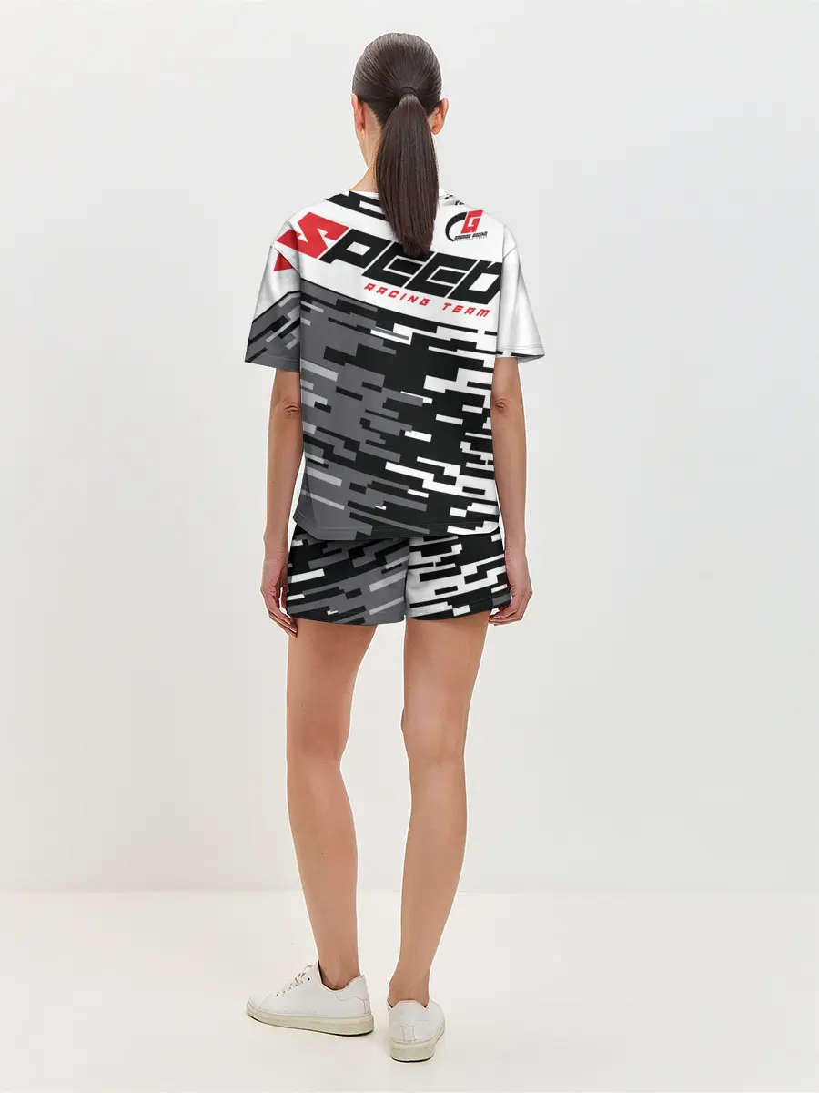 Женская пижама с шортами / Форма для мотокросса FOX