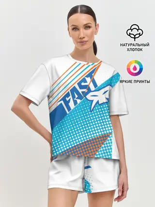 Женская пижама с шортами / Форма для мотокросса FOX