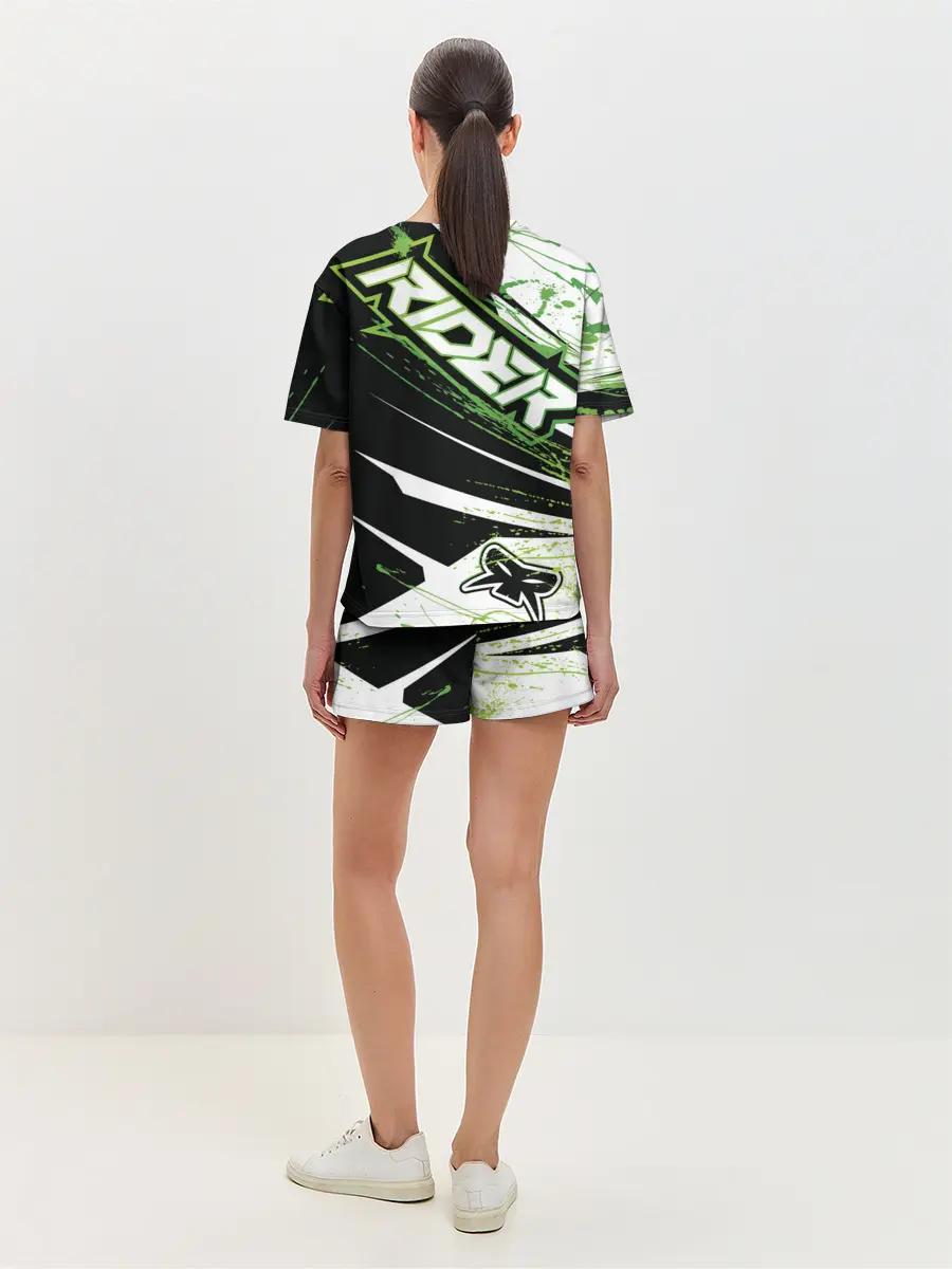 Женская пижама с шортами / Форма для мотокросса FOX