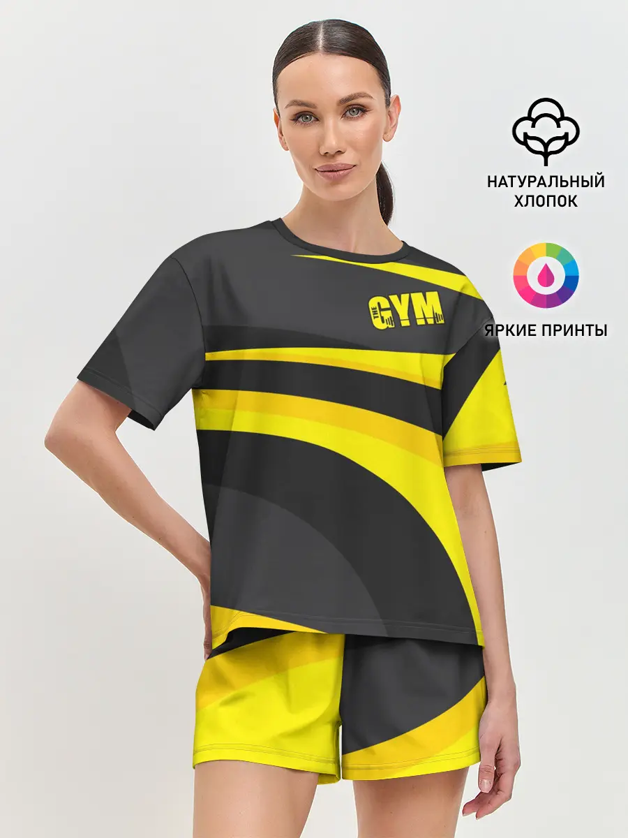 Женская пижама с шортами / GYM