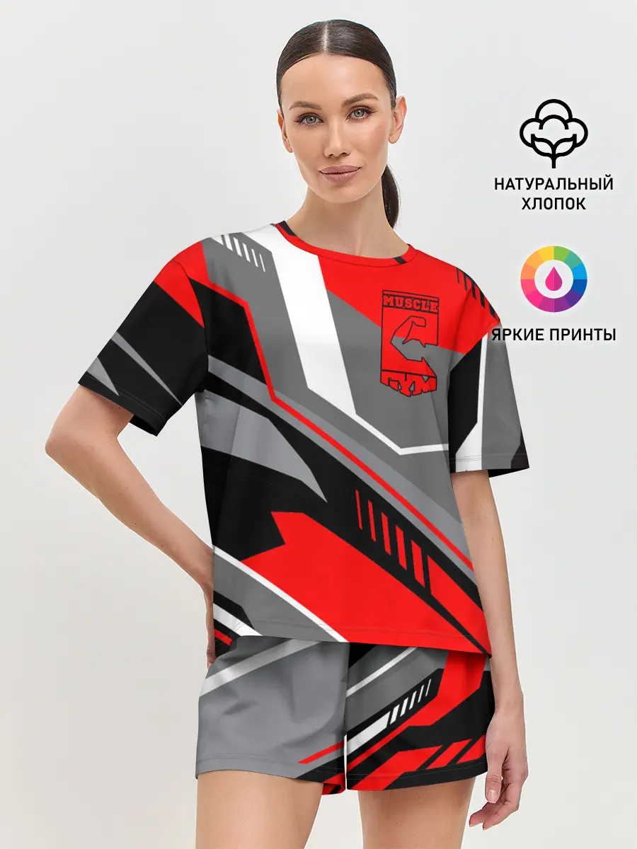 Женская пижама с шортами / GYM