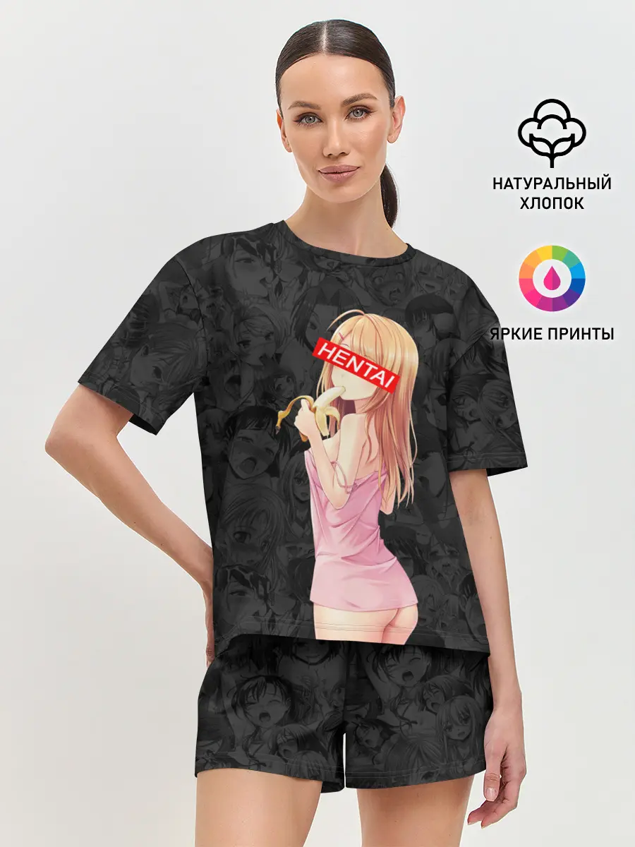 Женская пижама с шортами / Японская анимация