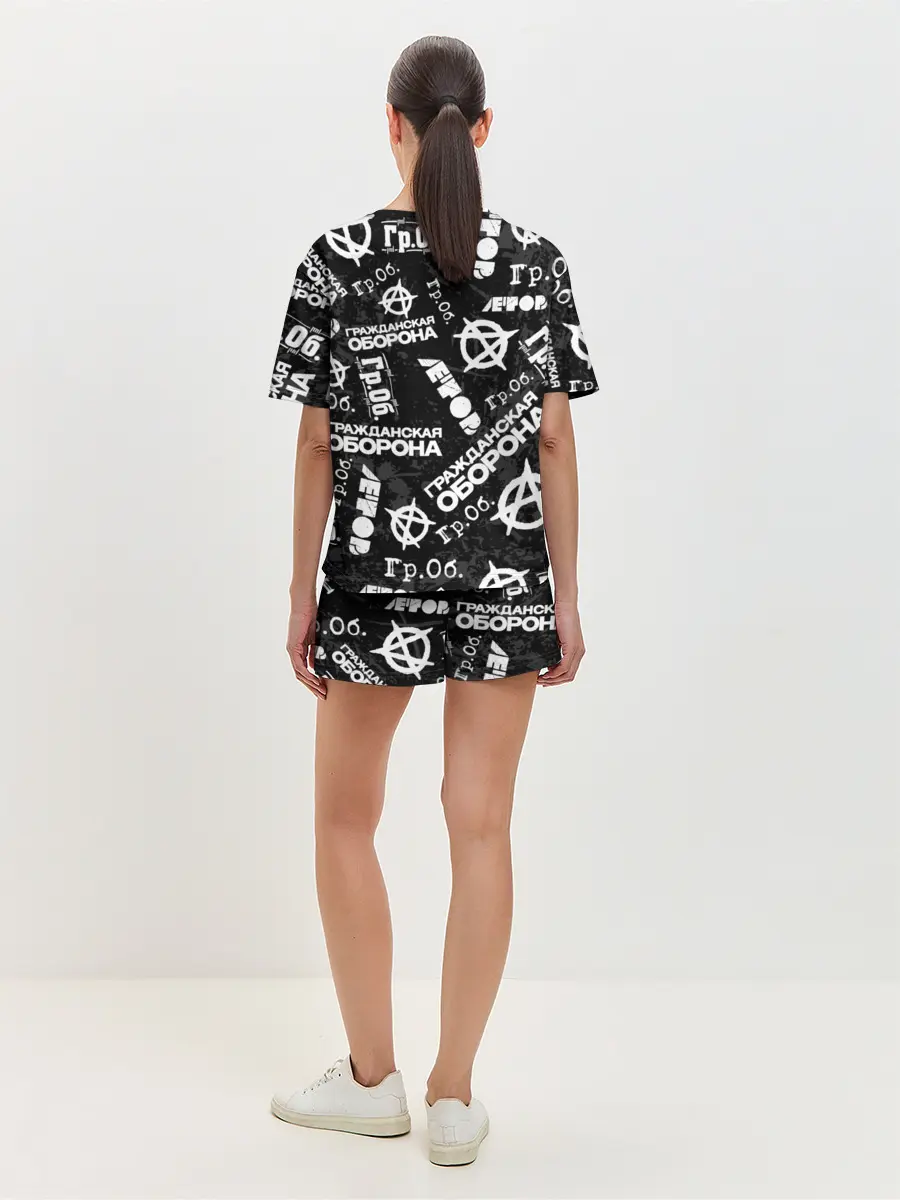 Женская пижама с шортами / ГРАЖДАНСКАЯ ОБОРОНА