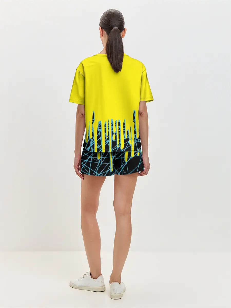 Женская пижама с шортами / CYBERPUNK 2077