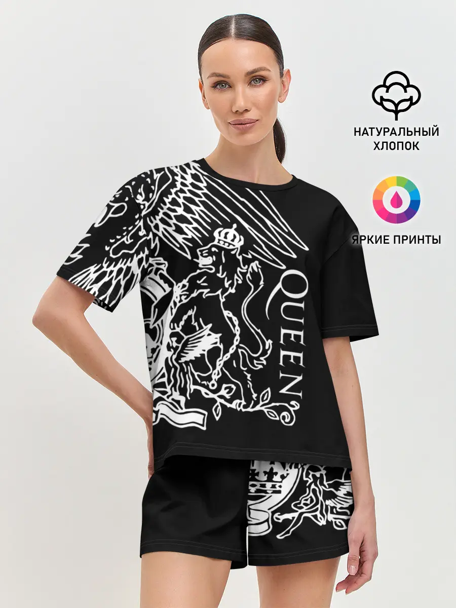 Женская пижама с шортами / Queen