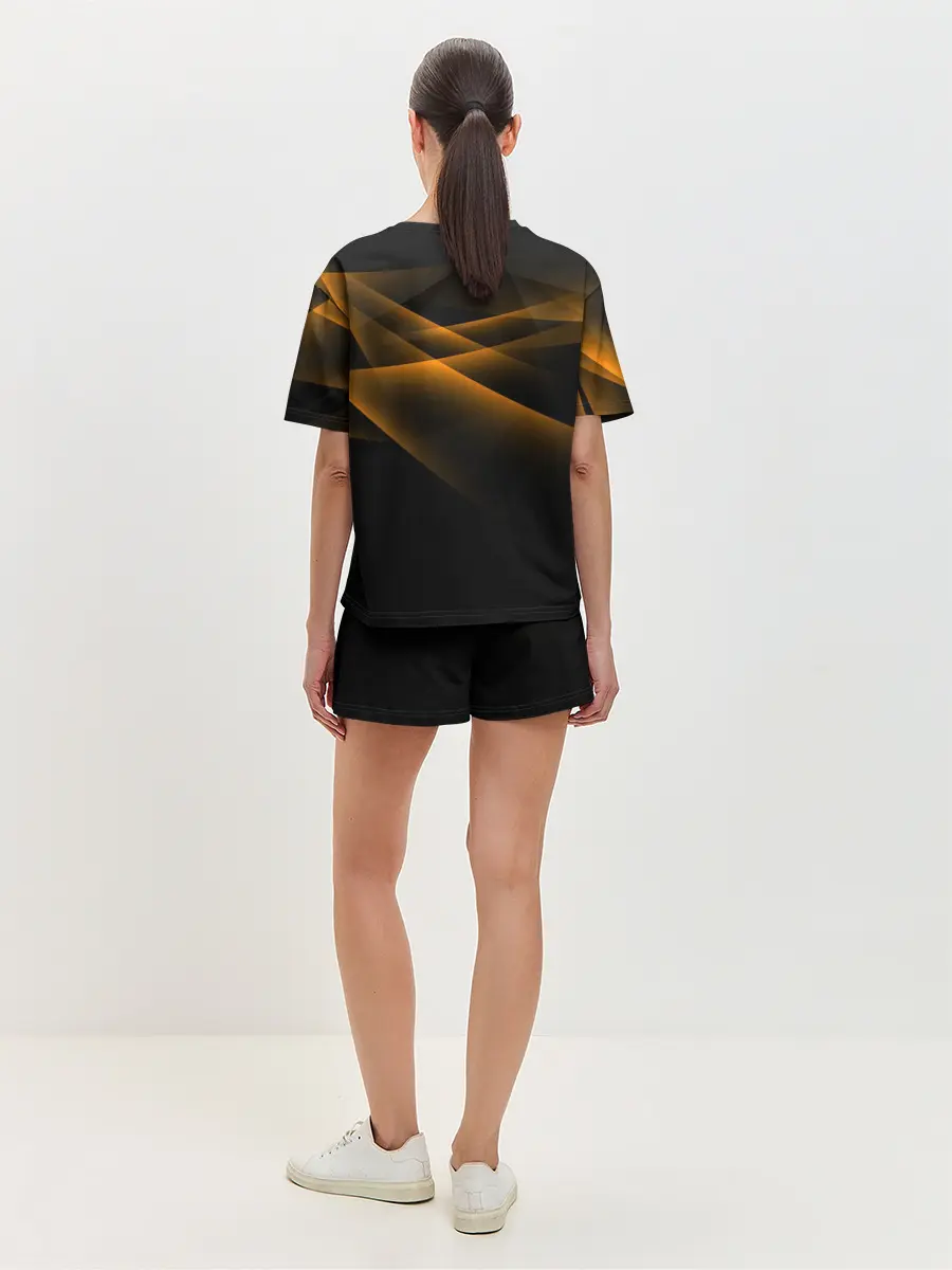 Женская пижама с шортами / Золотой герб