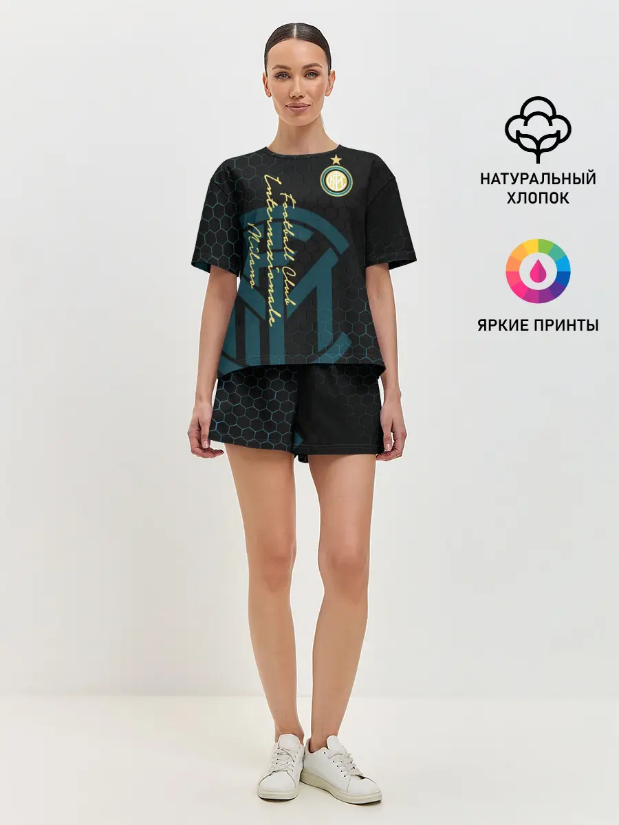 Женская пижама с шортами / Интер