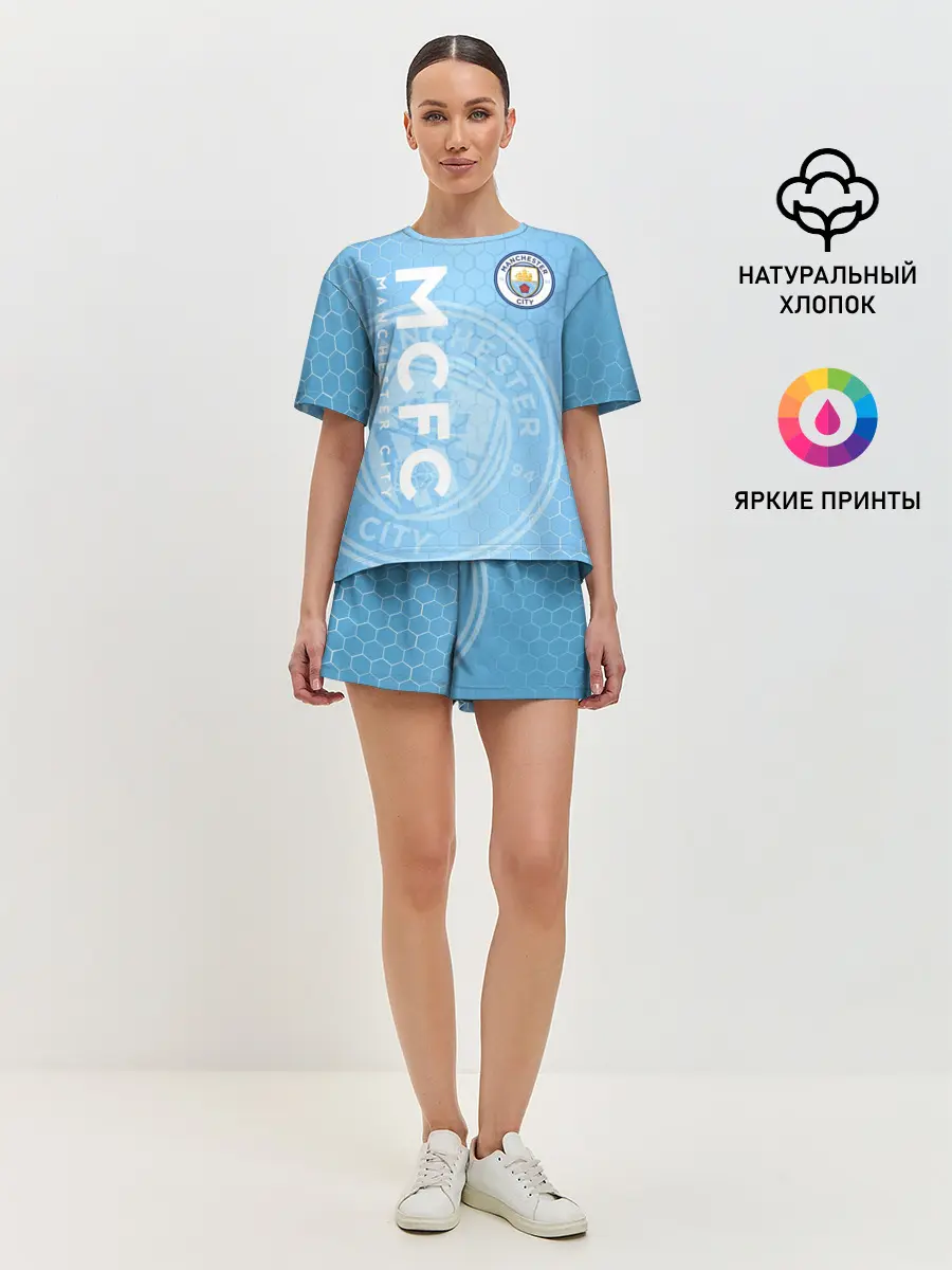 Женская пижама с шортами / Манчестер Сити