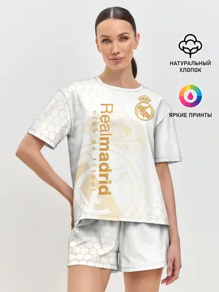 Женская пижама с шортами / Реал Мадрид