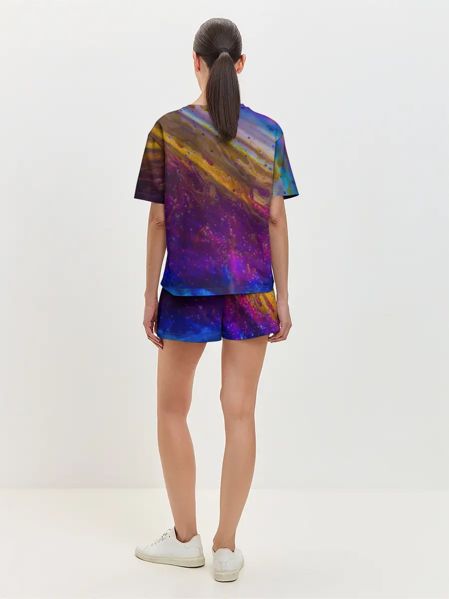 Женская пижама с шортами / Краска