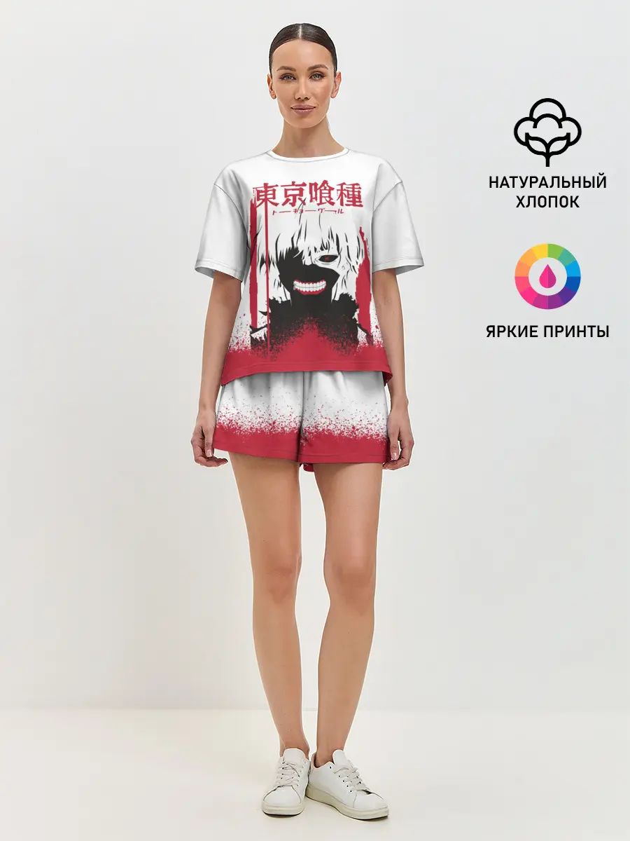 Женская пижама с шортами / ТОКИЙСКИЙ ГУЛЬ