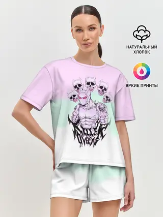 Женская пижама с шортами / KILLER QUEEN 5 черепов
