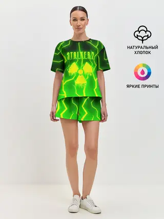 Женская пижама с шортами / STALKER 2