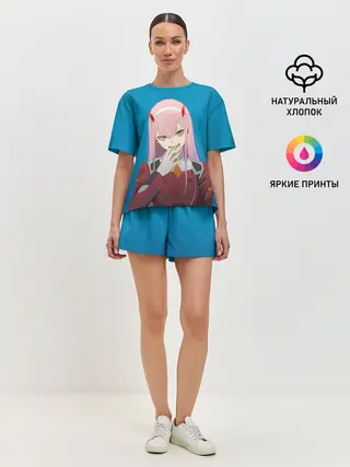 Женская пижама с шортами / Darliing on blue