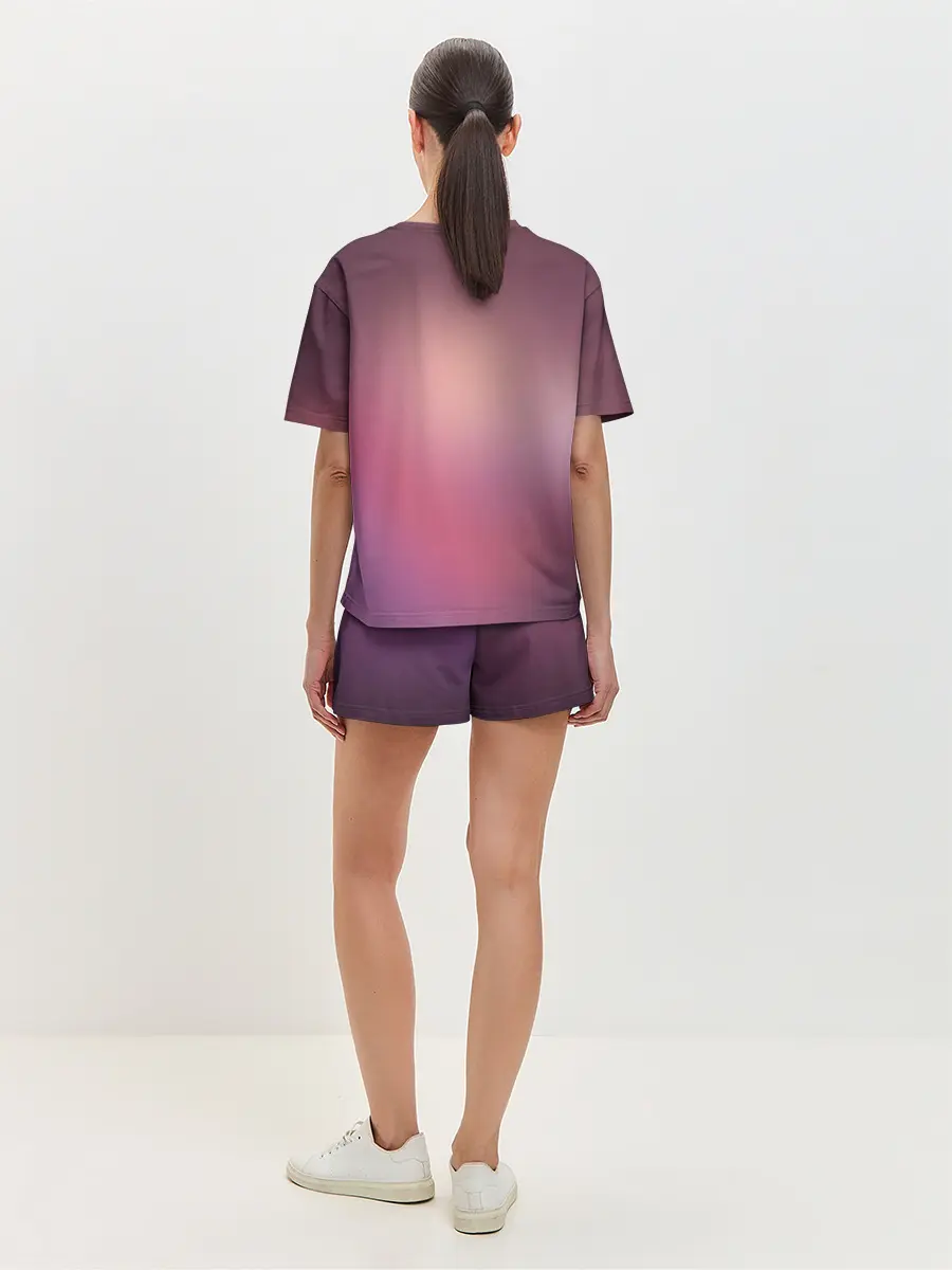 Женская пижама с шортами / Ноль два глаз