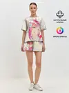 Женская пижама с шортами / ноль два милая