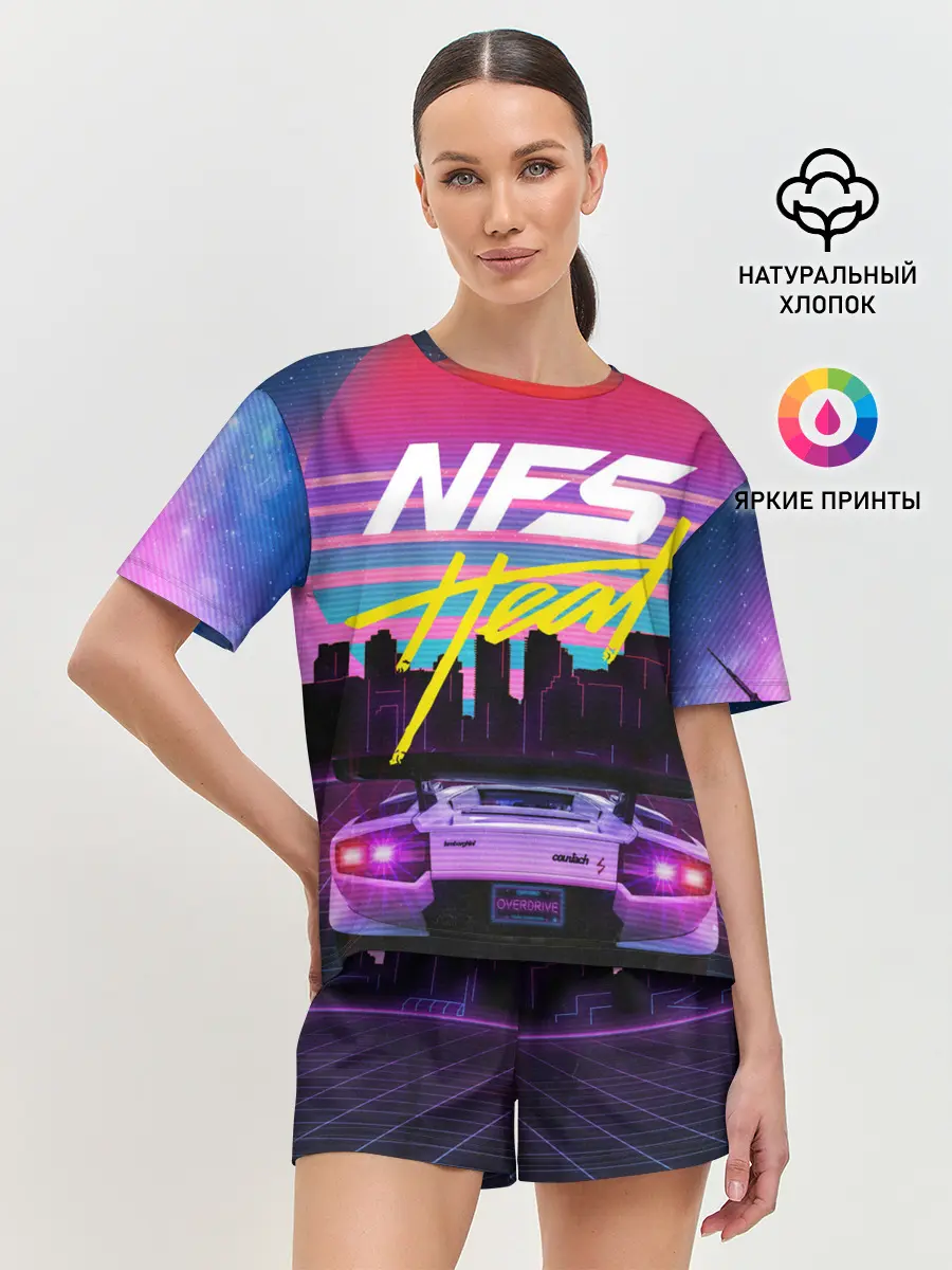 Женская пижама с шортами / Need For Speed Heat