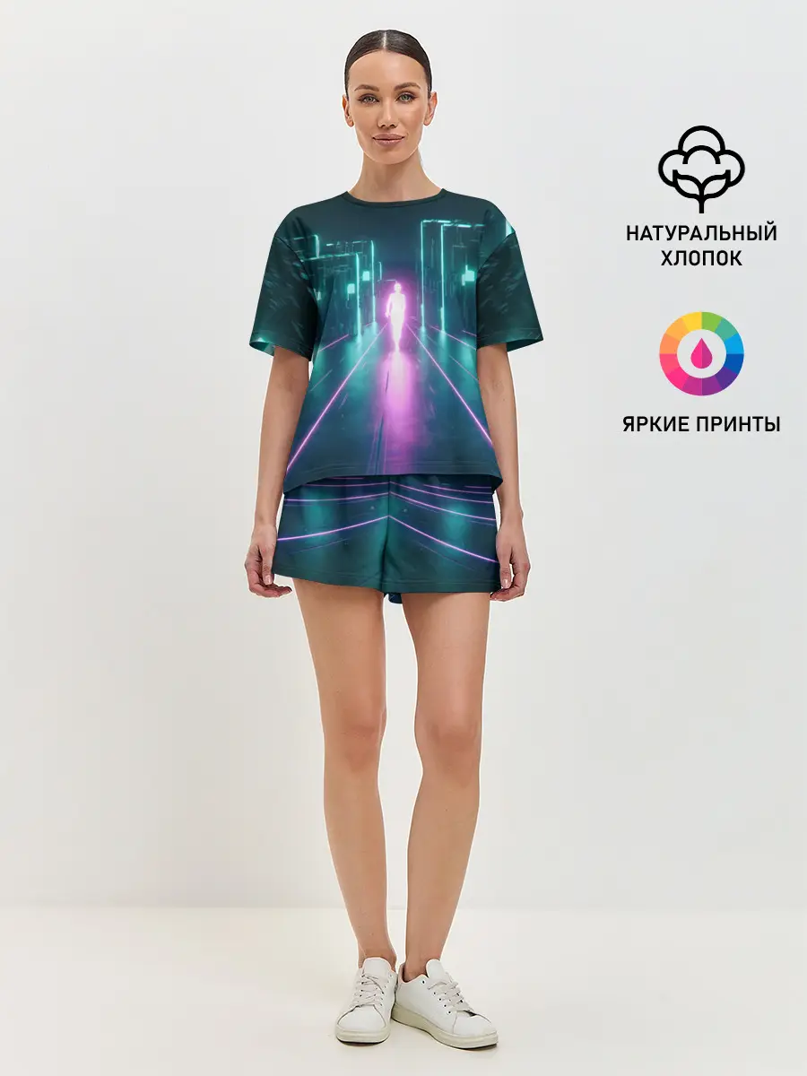 Женская пижама с шортами / OutRun